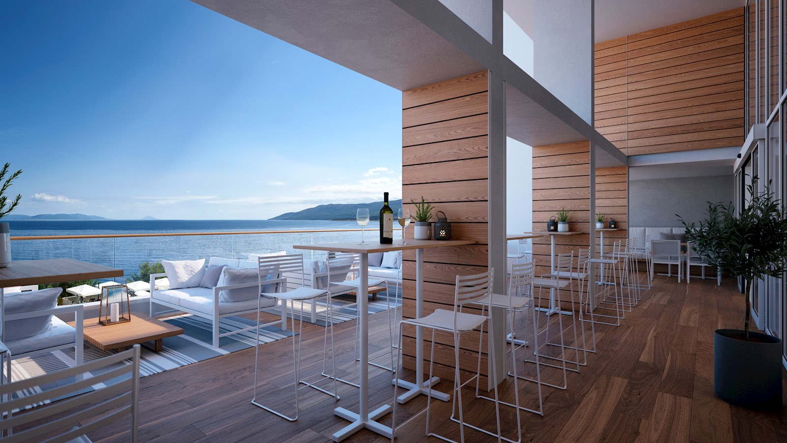 Bellevue Wine Bar Terasa