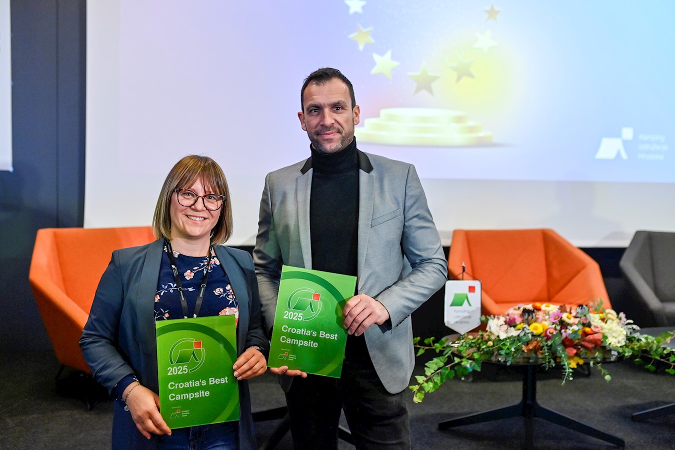 Croatia's Best Campsite - Valamar Camping Padova i Valamar Camping San Marino, s lijeva na desno - Iva Forić (Valamar Camping Padova), Davor Šun.JPG